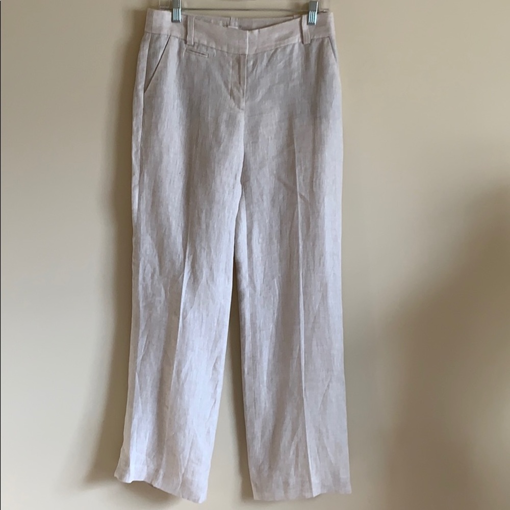 NWOT J. Crew Wide Leg Linen Trouser, 2T